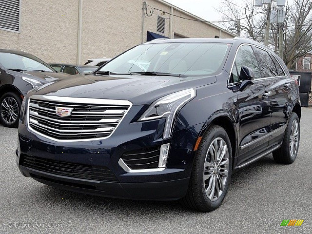 Dark Adriatic Blue Metallic 2017 Cadillac XT5 Premium Luxury AWD Exterior Photo #118981404