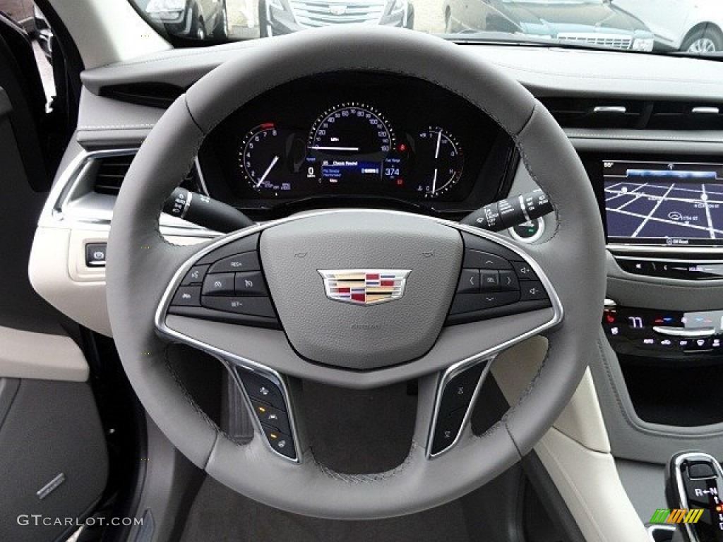 2017 Cadillac XT5 Premium Luxury AWD Cirrus Steering Wheel Photo #118981782