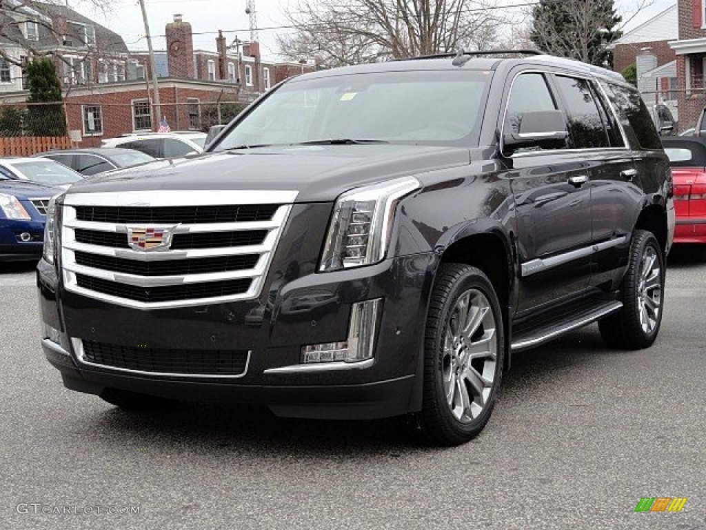 Dark Granite Metallic 2017 Cadillac Escalade Luxury 4WD Exterior Photo #118982070