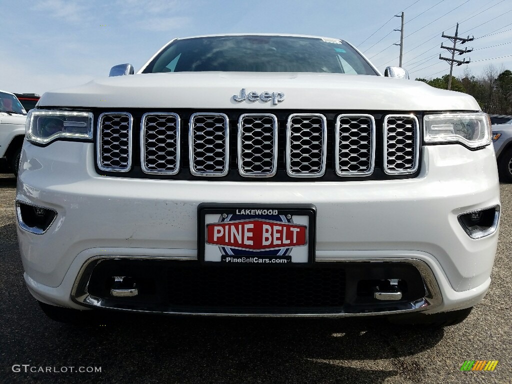 2017 Grand Cherokee Overland 4x4 - Bright White / Black photo #2