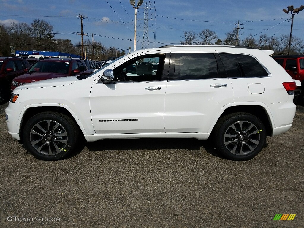 2017 Grand Cherokee Overland 4x4 - Bright White / Black photo #3