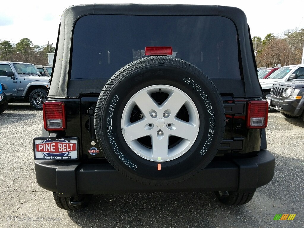 2017 Wrangler Sport 4x4 - Black / Black photo #5