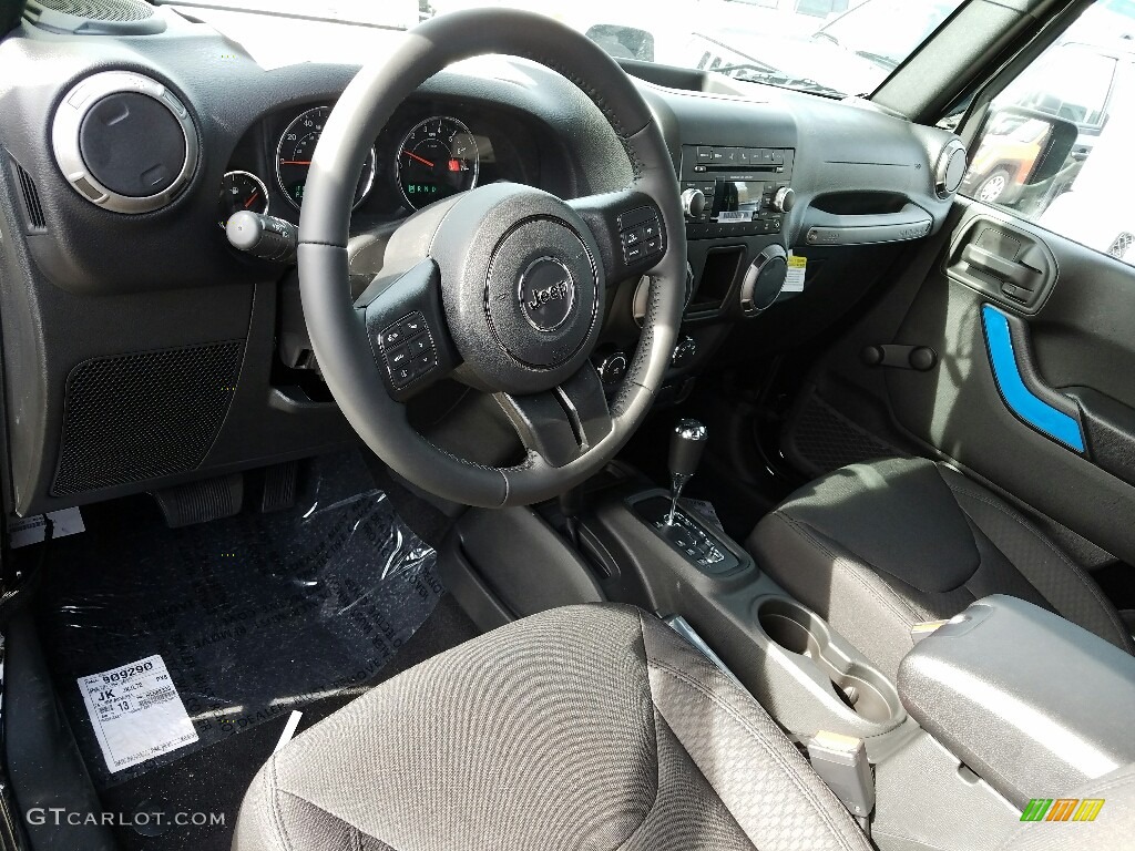 2017 Wrangler Sport 4x4 - Black / Black photo #9