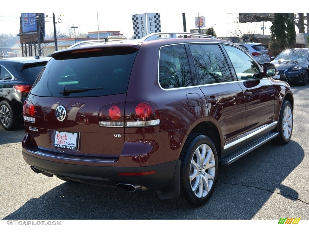2008 Touareg 2 V8 - Cranberry Red Metallic / Pure Beige photo #3