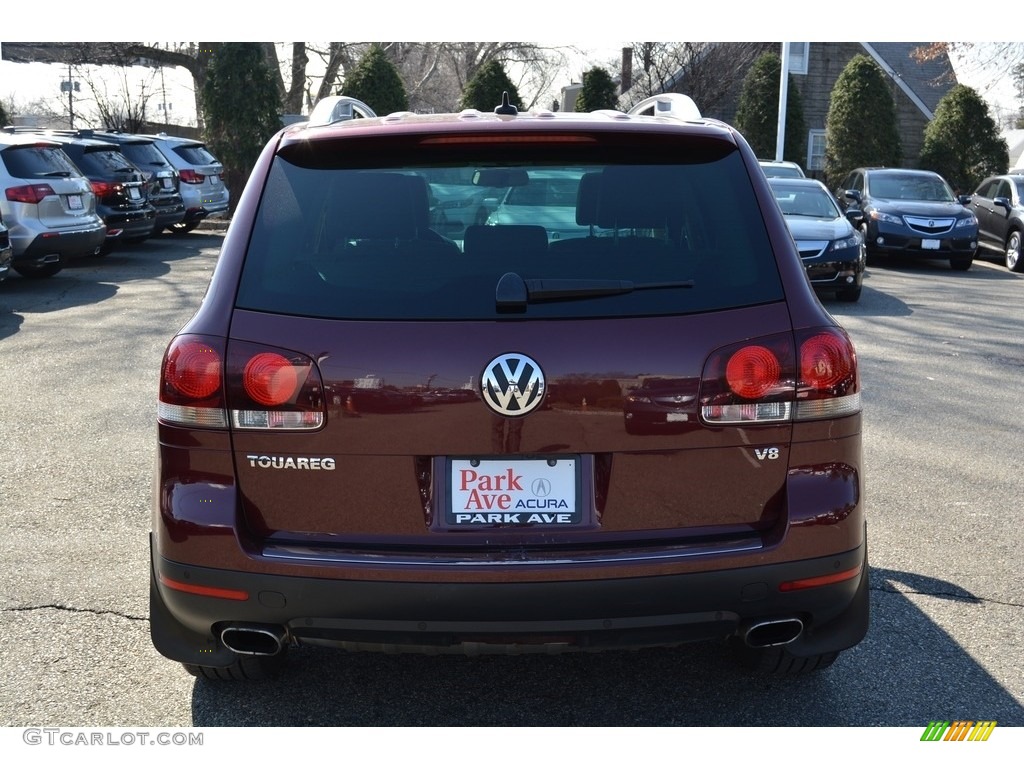 2008 Touareg 2 V8 - Cranberry Red Metallic / Pure Beige photo #4