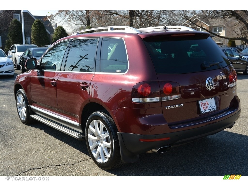 2008 Touareg 2 V8 - Cranberry Red Metallic / Pure Beige photo #5