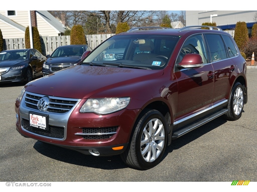 2008 Touareg 2 V8 - Cranberry Red Metallic / Pure Beige photo #7