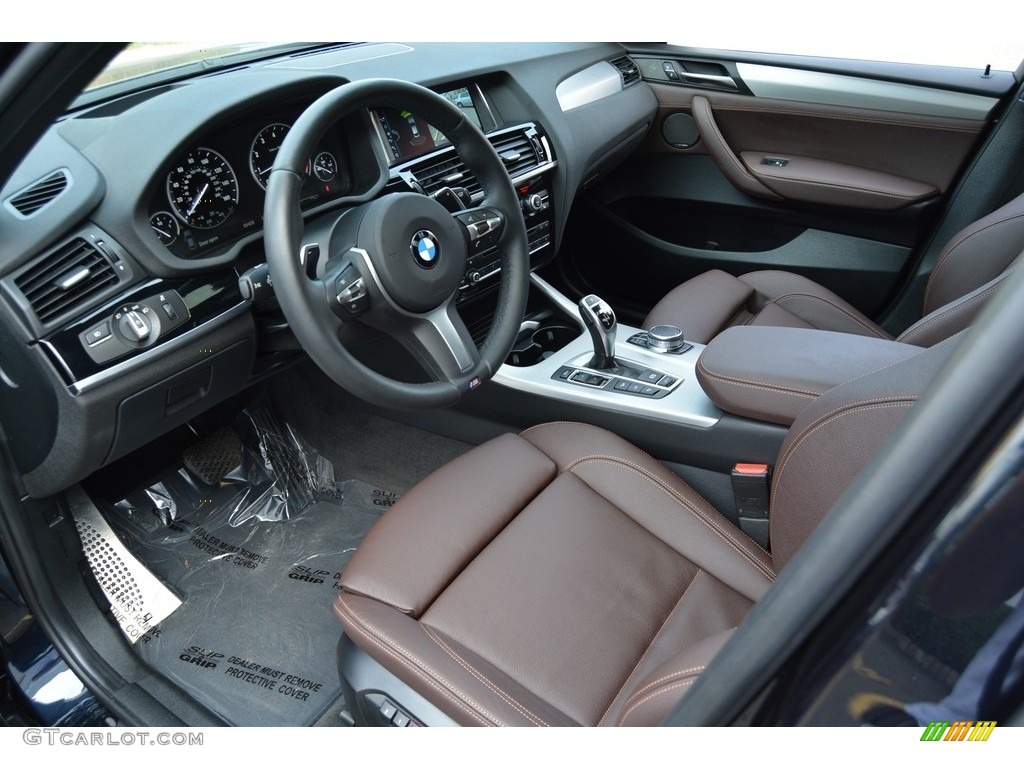 Mocha Interior 2017 BMW X4 M40i Photo #118985451