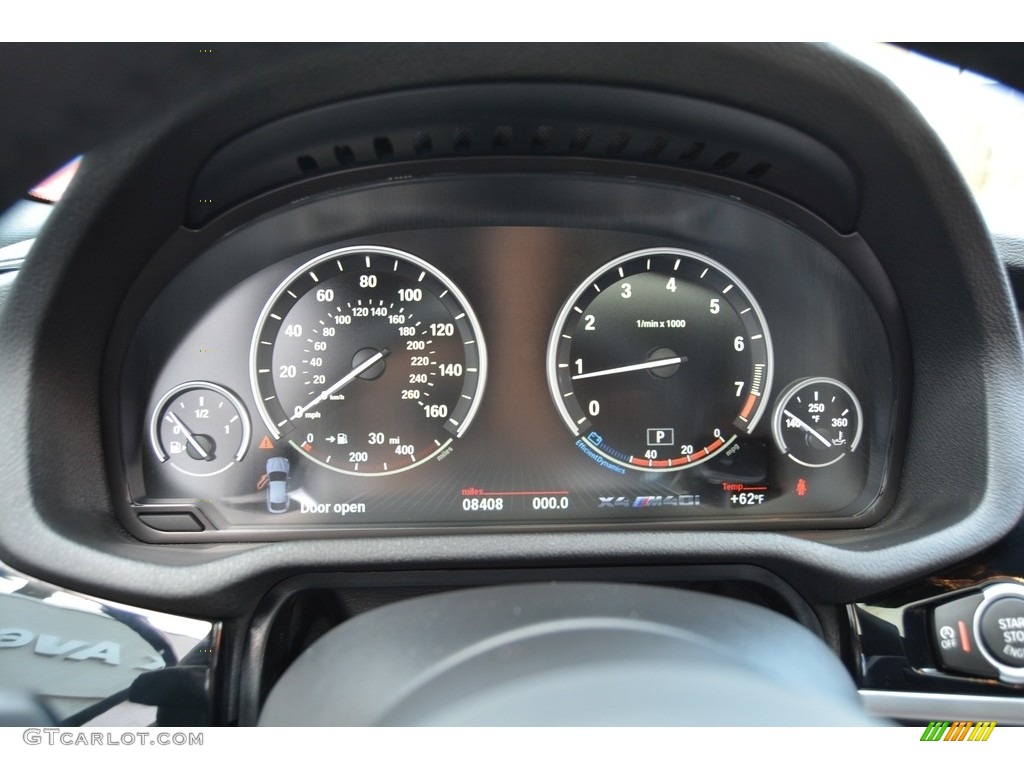 2017 BMW X4 M40i Gauges Photo #118985670