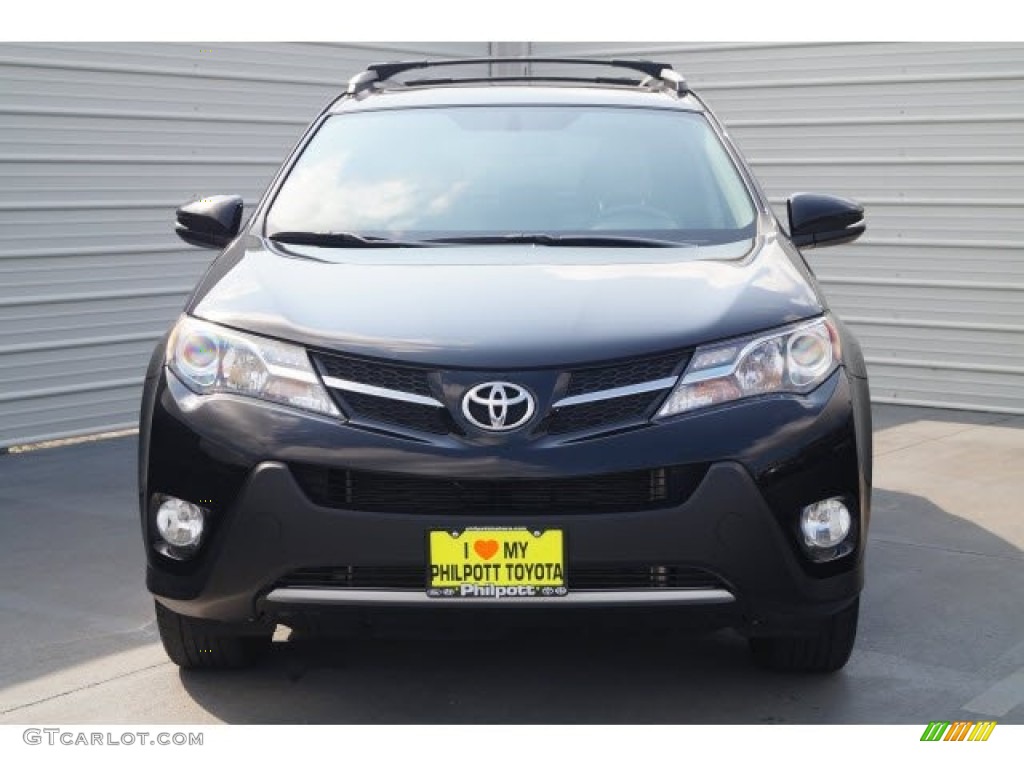 2013 RAV4 Limited - Black / Black photo #2