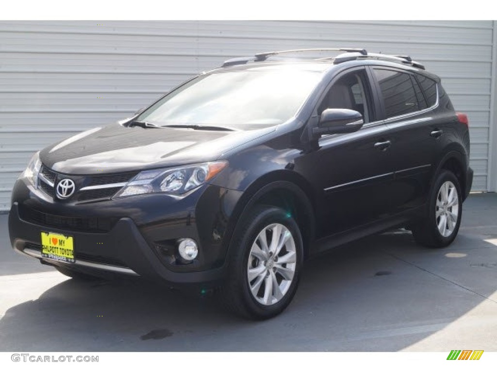 2013 RAV4 Limited - Black / Black photo #3