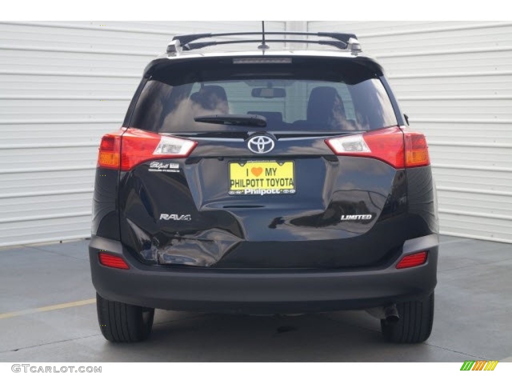 2013 RAV4 Limited - Black / Black photo #6