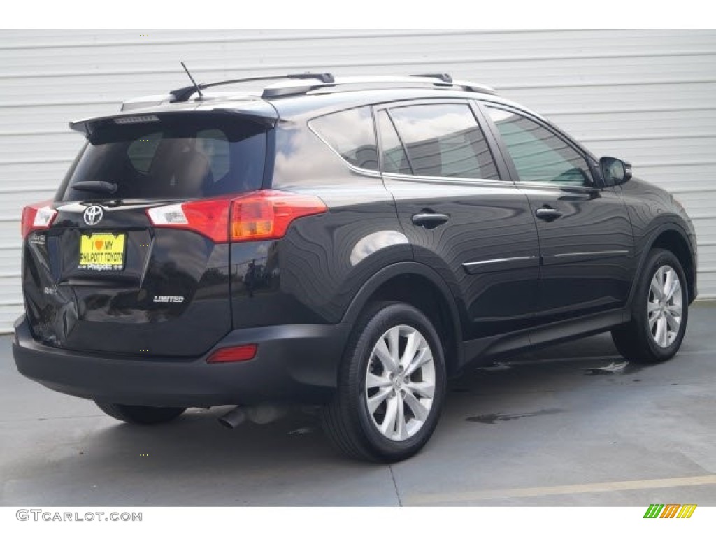 2013 RAV4 Limited - Black / Black photo #7