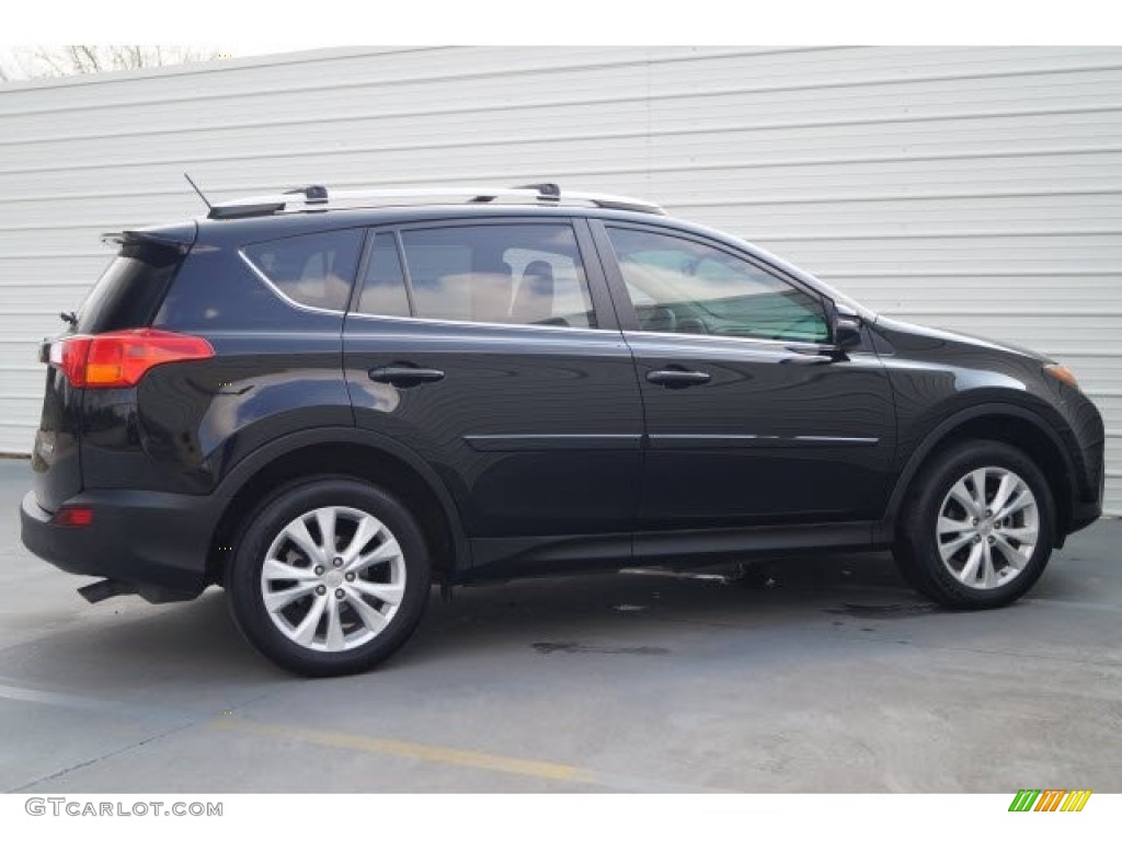 2013 RAV4 Limited - Black / Black photo #8