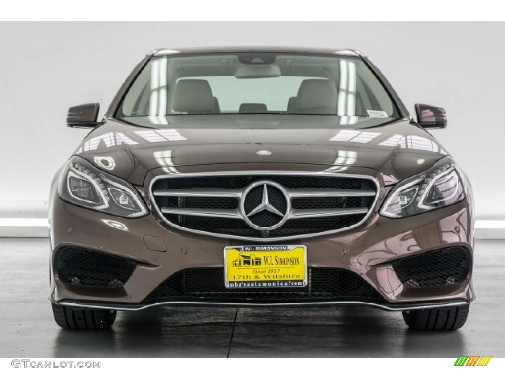 2014 E 350 Sport Sedan - Dolomite Brown Metallic / Silk Beige/Espresso Brown photo #2