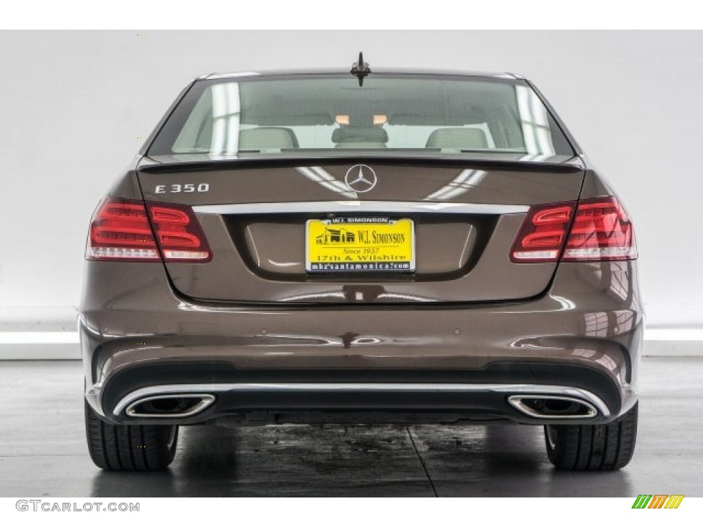 2014 E 350 Sport Sedan - Dolomite Brown Metallic / Silk Beige/Espresso Brown photo #3