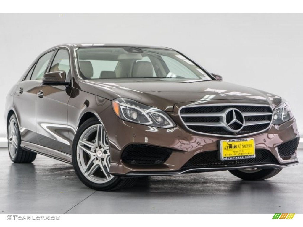 2014 E 350 Sport Sedan - Dolomite Brown Metallic / Silk Beige/Espresso Brown photo #12