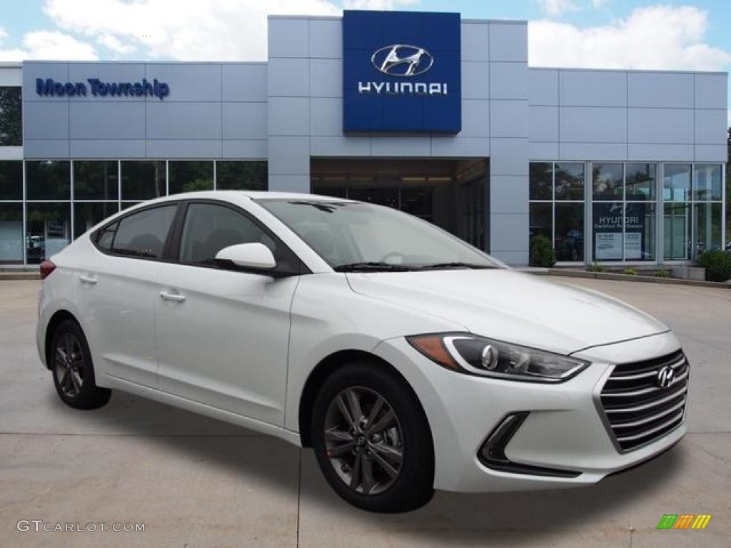 2017 Elantra Value Edition - White / Black photo #1