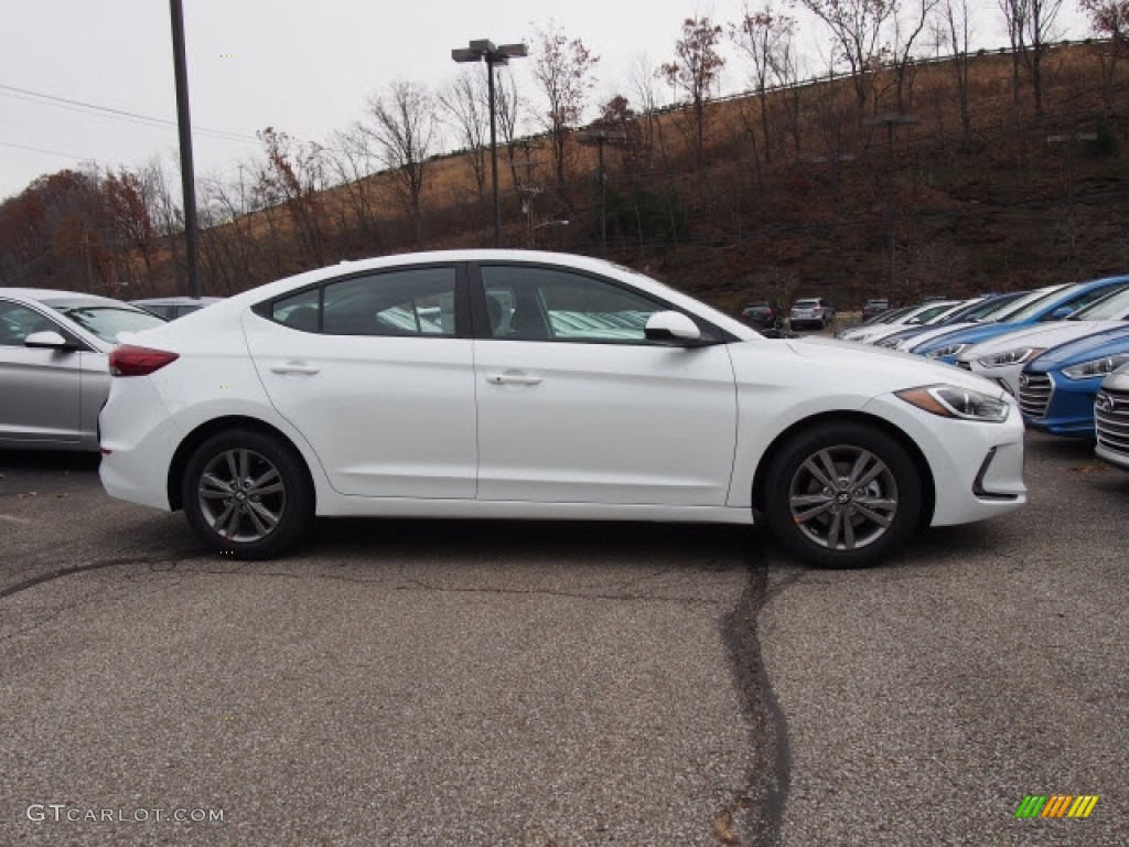 2017 Elantra Value Edition - White / Black photo #2