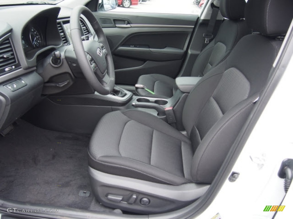 2017 Elantra Value Edition - White / Black photo #4