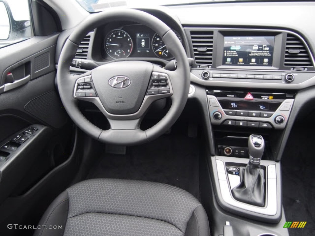 2017 Elantra Value Edition - White / Black photo #6