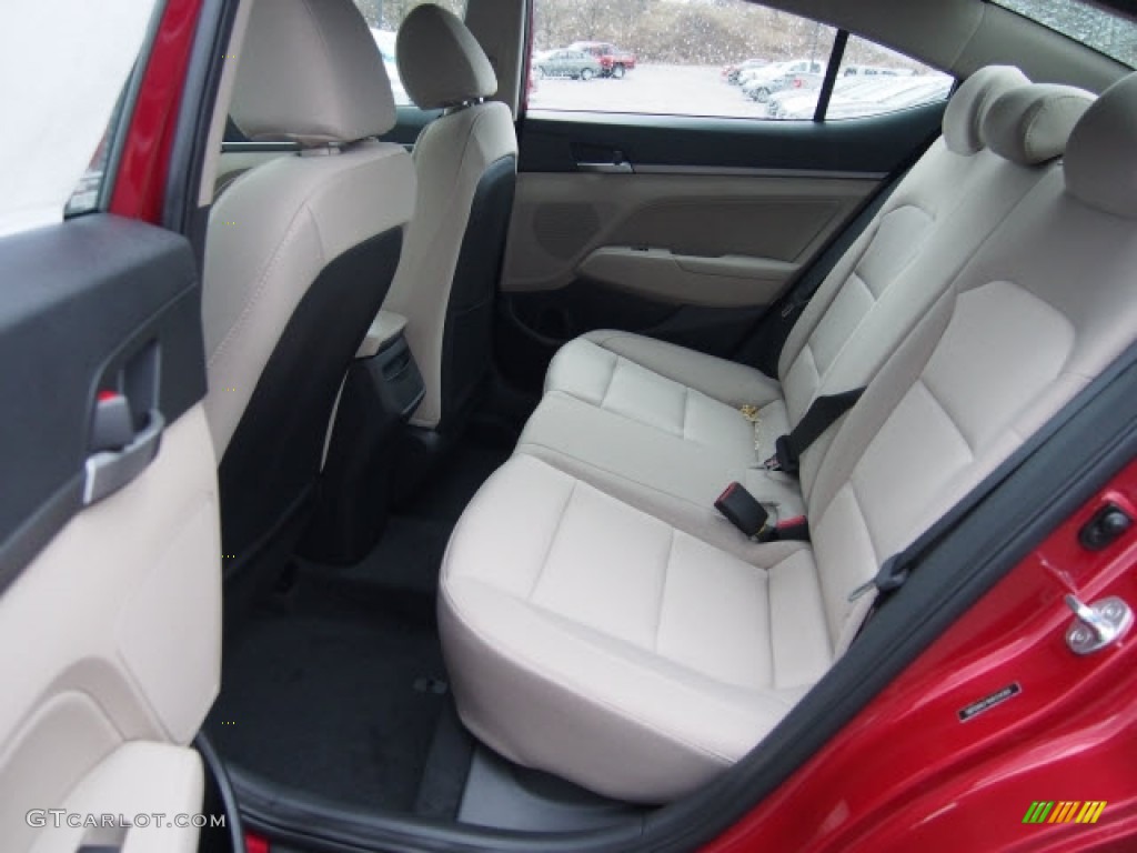 2017 Elantra Value Edition - Red / Beige photo #5