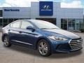 2017 Lakeside Blue Hyundai Elantra SE  photo #1