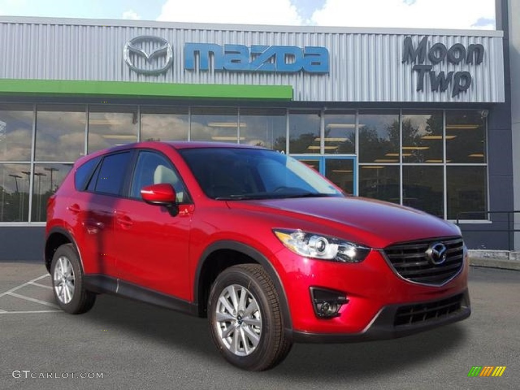 2016 CX-5 Touring AWD - Soul Red Metallic / Sand photo #1