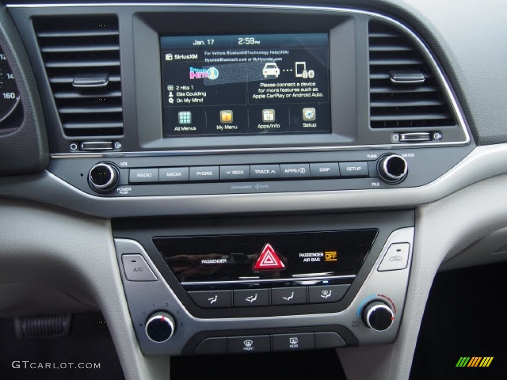 2017 Elantra SE - Lakeside Blue / Gray photo #7