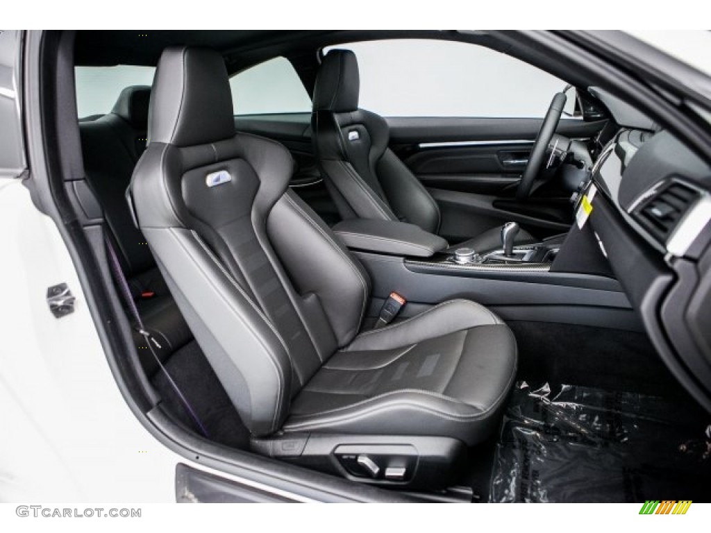 Black Interior 2017 BMW M4 Coupe Photo #118991142