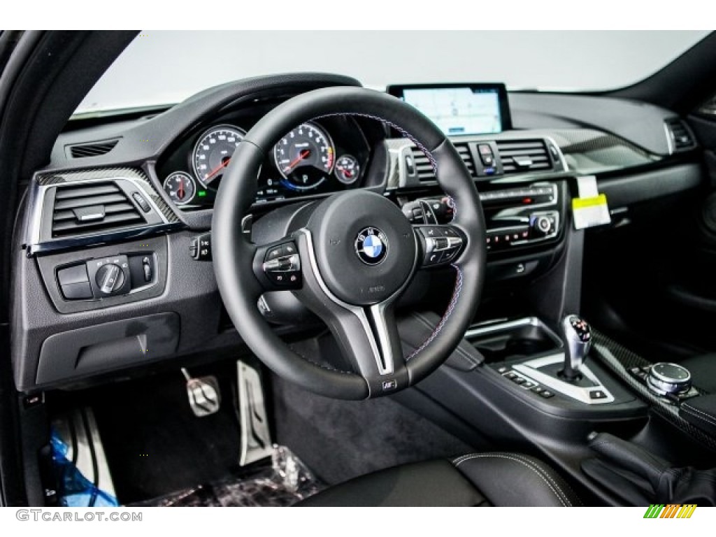 2017 BMW M4 Coupe Black Dashboard Photo #118991229