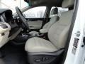 Stone Beige Front Seat Photo for 2017 Kia Sorento #118991616