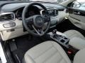 2017 Kia Sorento Stone Beige Interior Interior Photo