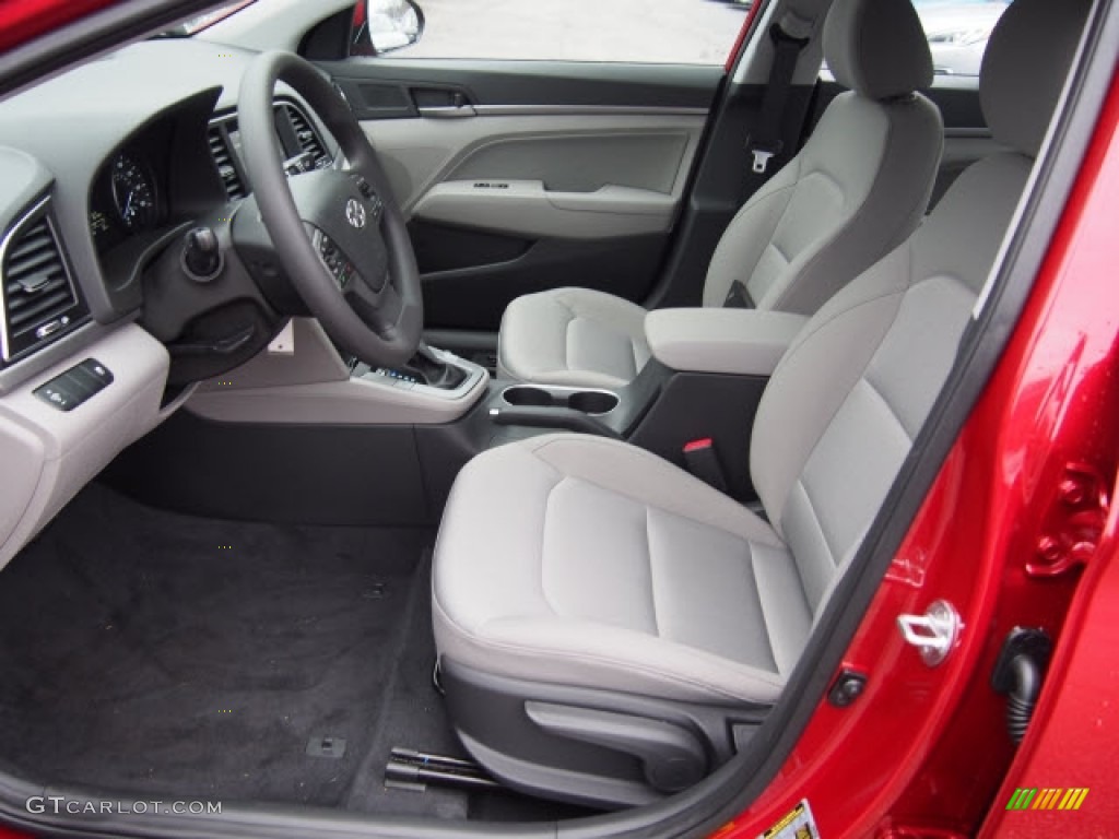 2017 Elantra SE - Red / Gray photo #4