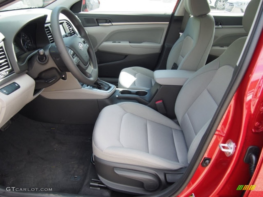 2017 Elantra SE - Red / Beige photo #4