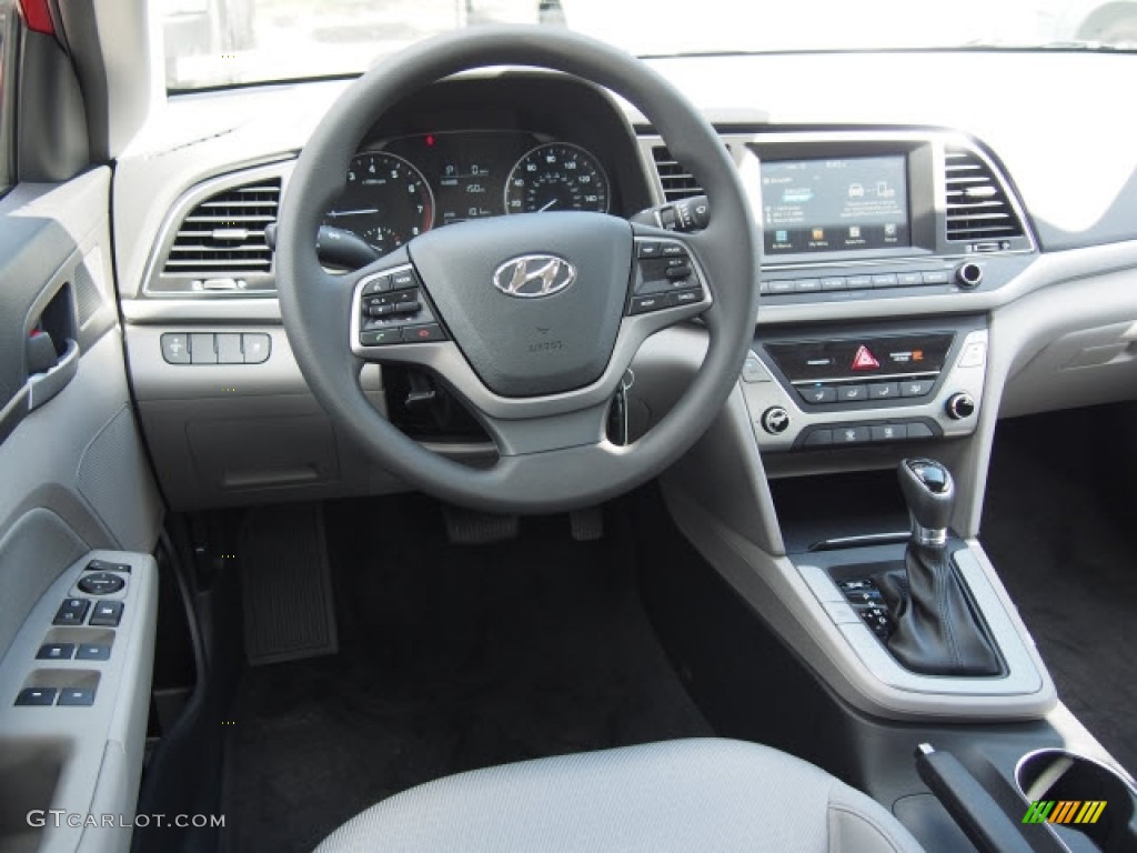 2017 Elantra SE - Red / Beige photo #6