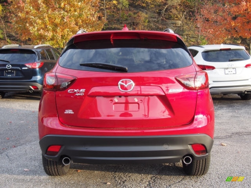 2016 CX-5 Grand Touring AWD - Soul Red Metallic / Black photo #3