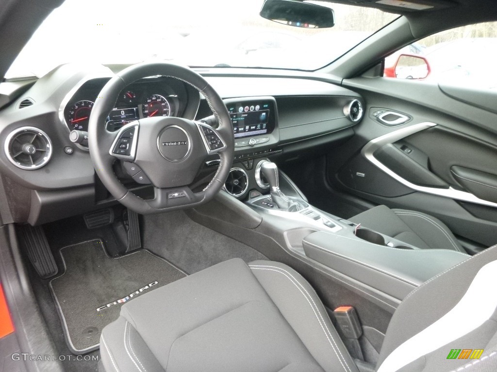 Jet Black Interior 2017 Chevrolet Camaro LT Coupe Photo #118992735