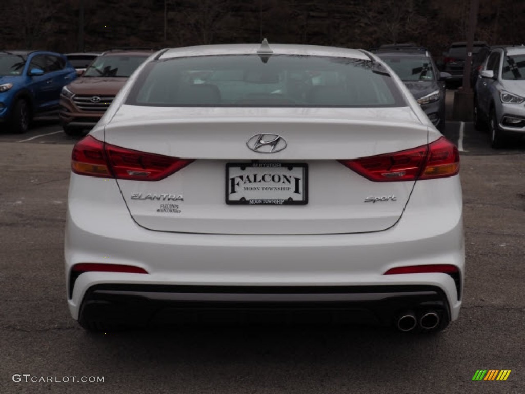 2017 Elantra Sport - White / Black photo #3