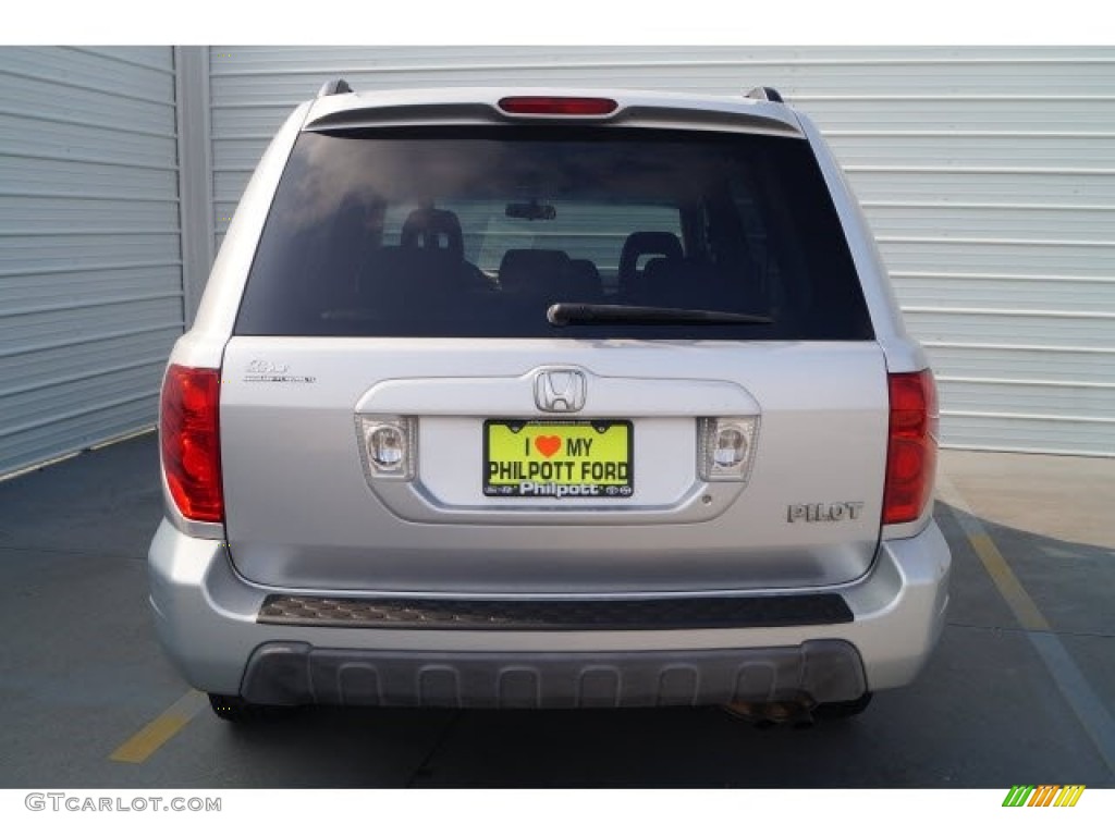 2004 Pilot EX-L 4WD - Starlight Silver Metallic / Gray photo #7