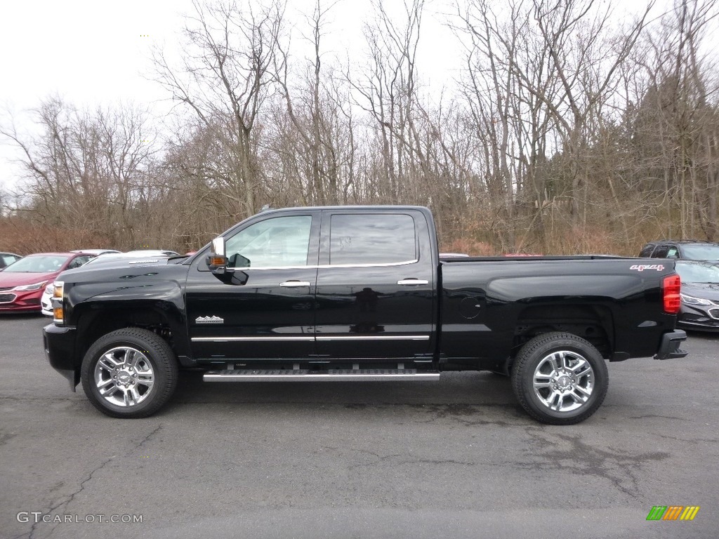 Black 2017 Chevrolet Silverado 2500HD High Country Crew Cab 4x4 Exterior Photo #118993716