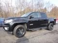 2017 Black Chevrolet Colorado Z71 Crew Cab 4x4  photo #1