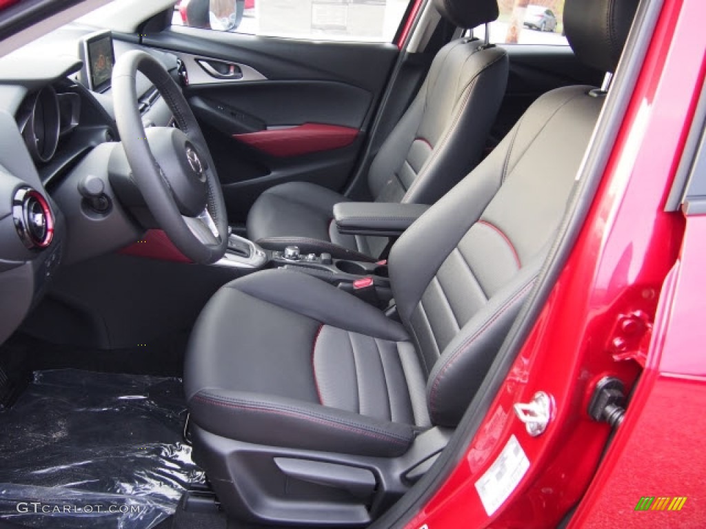 2017 CX-3 Touring AWD - Soul Red Metallic / Black photo #4