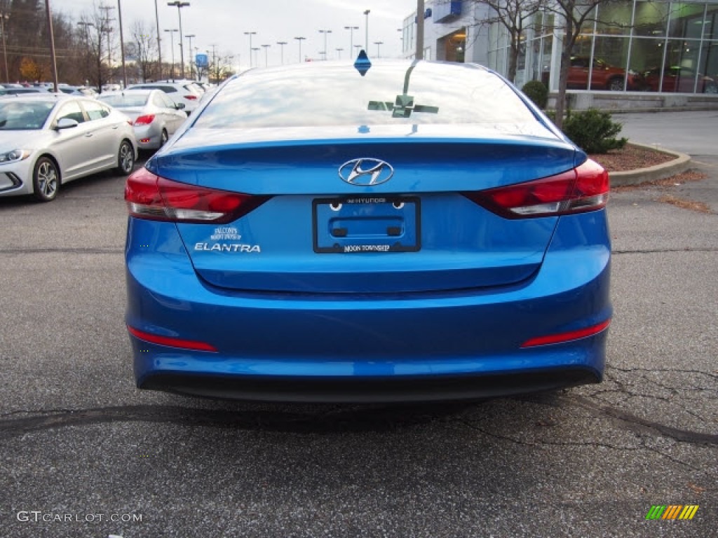 2017 Elantra SE - Electric Blue / Black photo #3