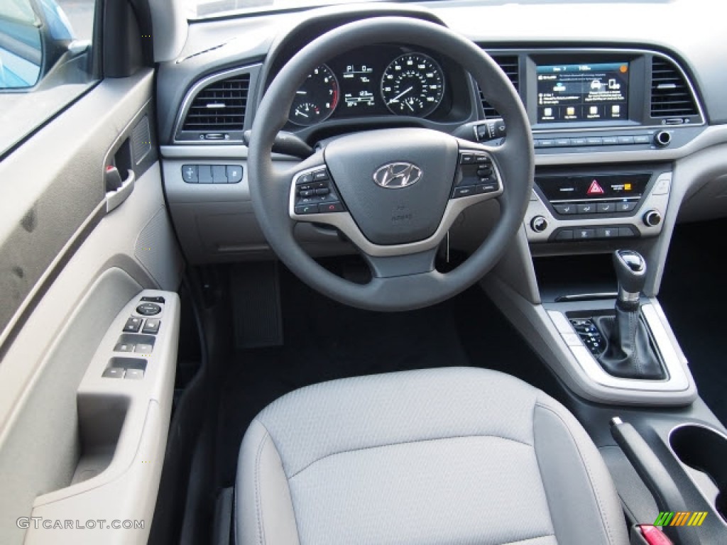 2017 Elantra SE - Electric Blue / Black photo #6