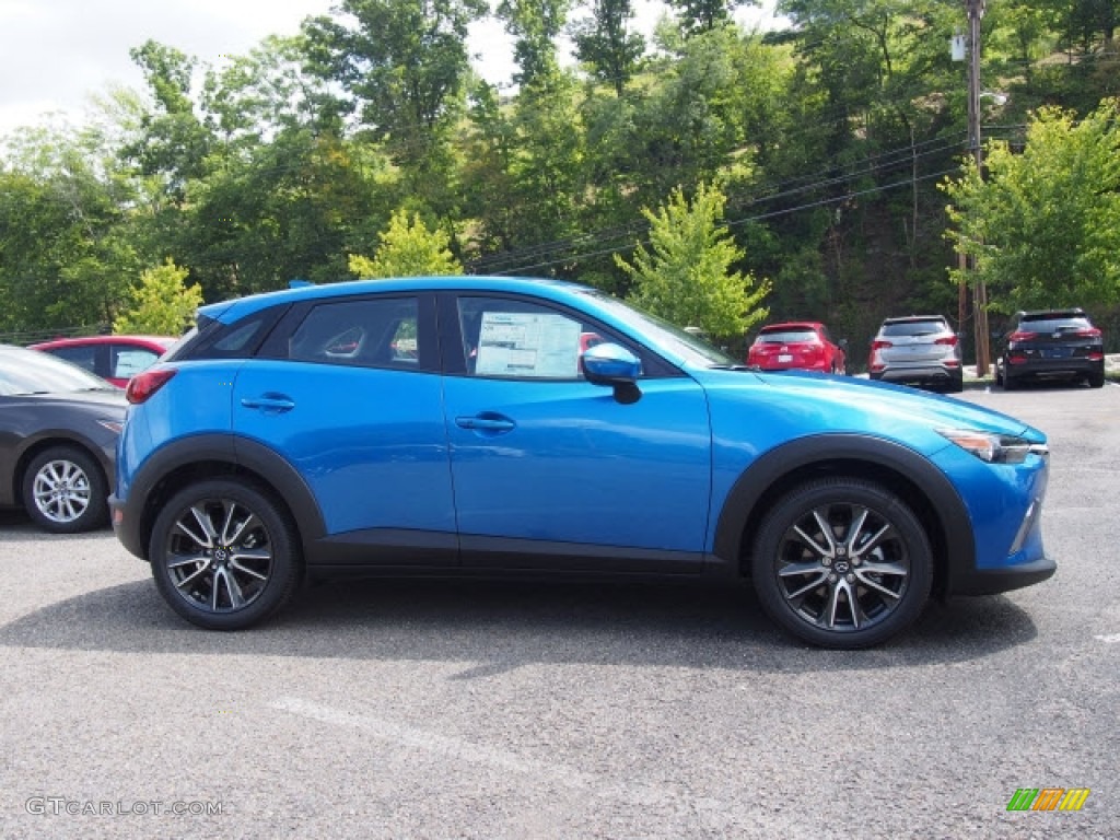 2017 CX-3 Touring AWD - Dynamic Blue Mica / Black photo #2