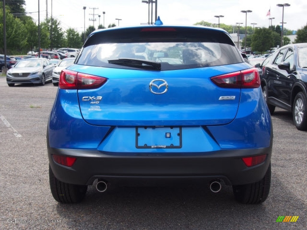 2017 CX-3 Touring AWD - Dynamic Blue Mica / Black photo #3