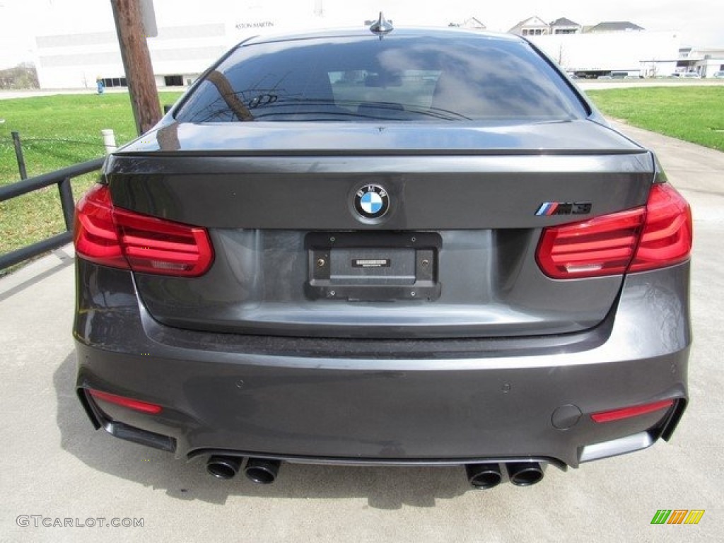 2017 M3 Sedan - Mineral Grey Metallic / Black photo #8