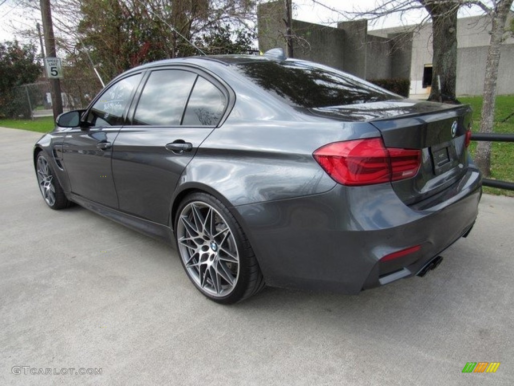 2017 M3 Sedan - Mineral Grey Metallic / Black photo #12