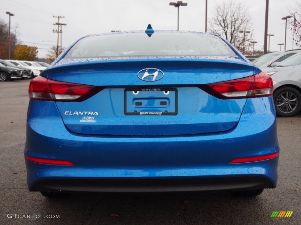 2017 Elantra SE - Electric Blue / Black photo #3